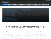 Tablet Screenshot of dcode-uk.com